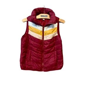 New Arizona Jean Company Red and Yellow Vest